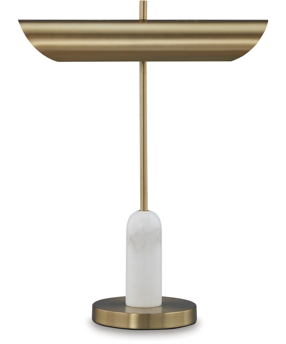 Rowleigh Marble Desk Lamp Gold/White