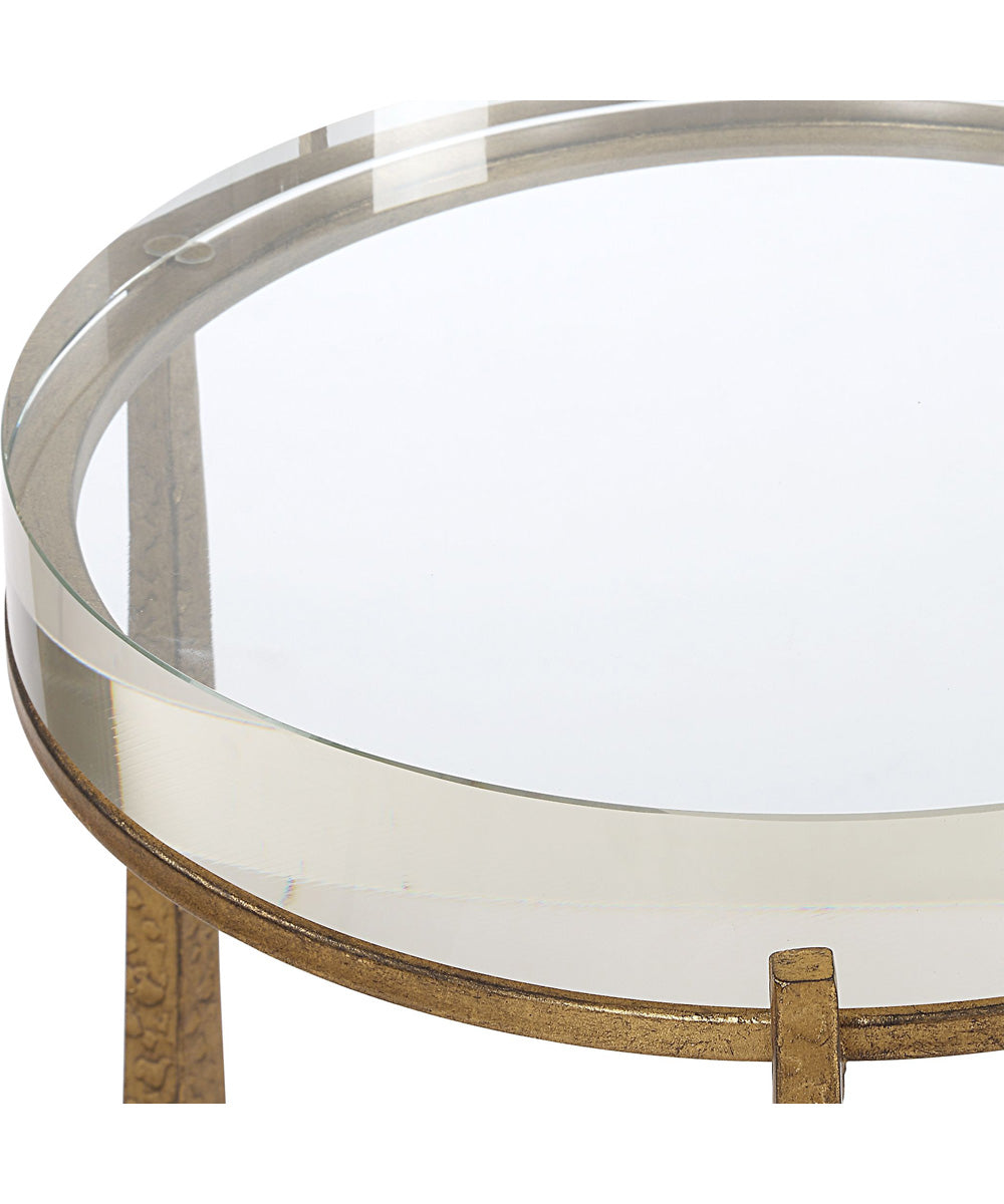 Midas Antique Gold Accent Table