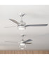 Axion I 52 in. 3-Blade Modern LED Ceiling Fan Brushed Nickel