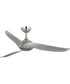 Conte 52-in 3-Blade Contemporary Ceiling Fan with Grey Weathered Wood Blades Brushed Nickel