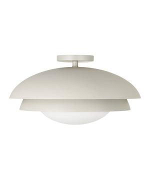 Jensen 1-Light Semi-Flush Taupe