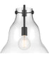 Lakeview 1 Light Pendant Matte Black