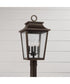 Chandler 4-Light Outdoor Post-Lantern Oiled Bronze
