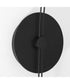 Ricardo 1-light Wall Mount Light Fixture Matte Black