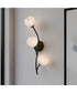 Walker 3-light Wall Sconce Matte Black