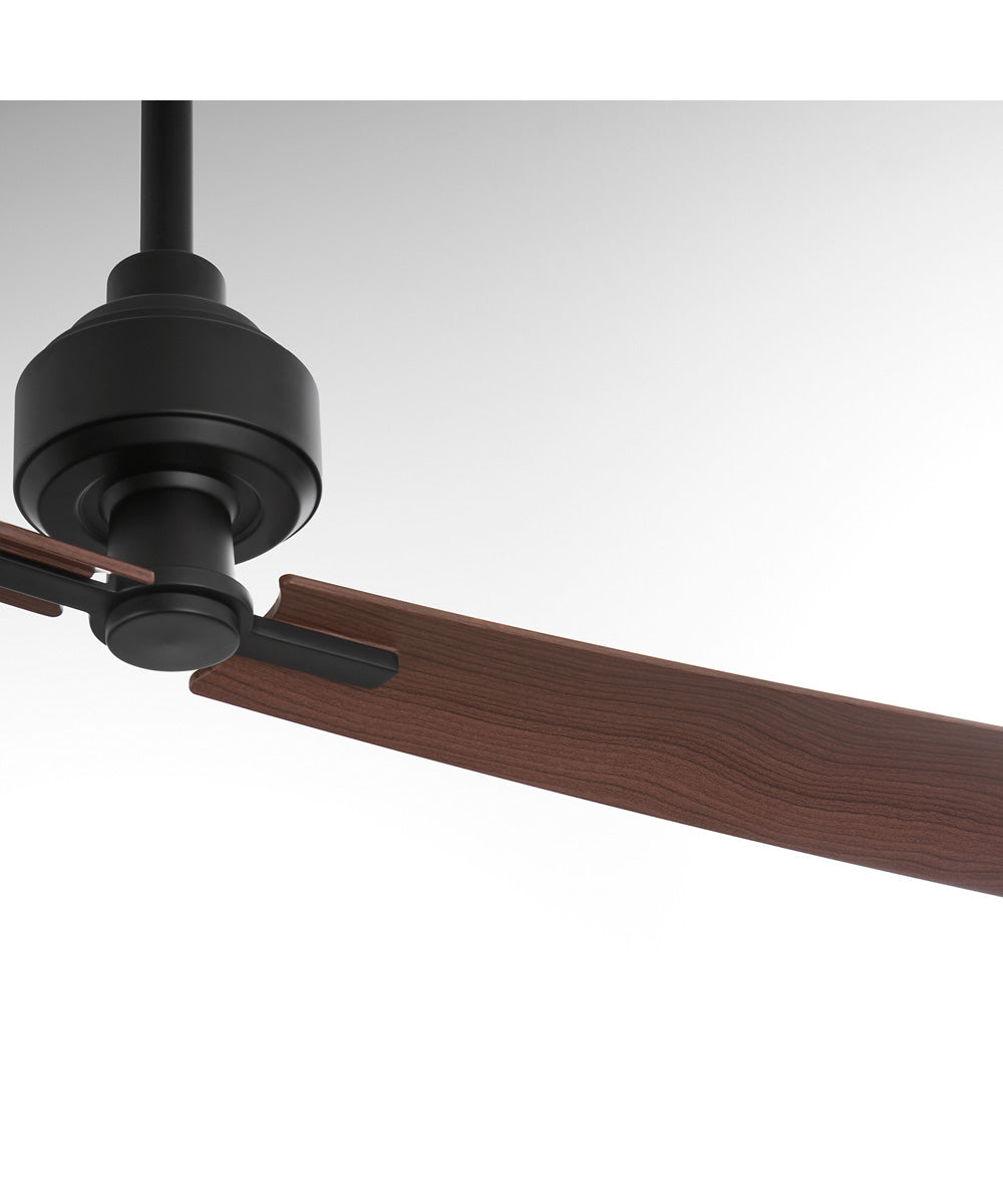 56" Twain Patio Ceiling Fan Matte Black