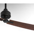 56" Twain Patio Ceiling Fan Matte Black