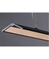 Glider 46"L 1-Light LED Island Light Light Fixture Black and Polished Chrome Finish by ET2