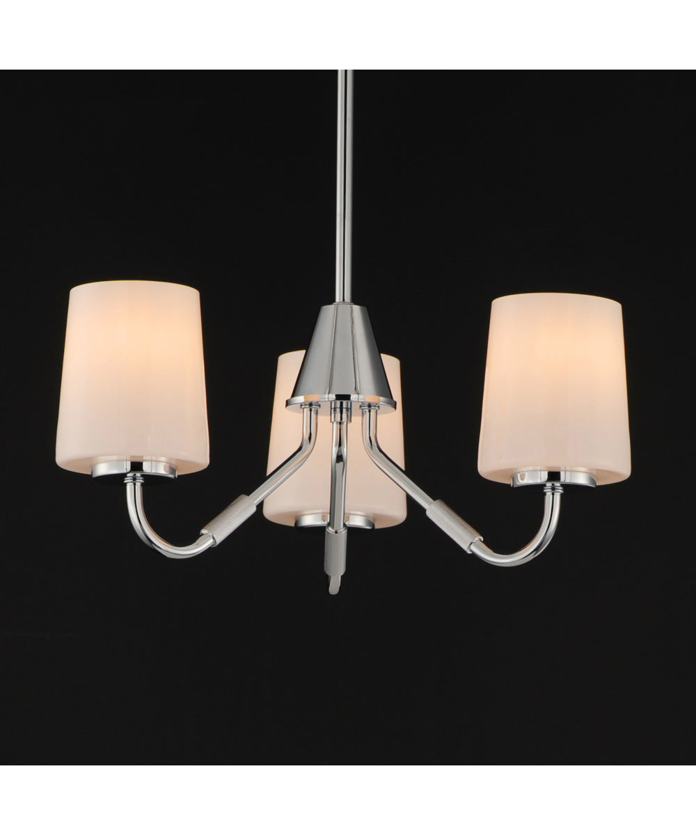 Durham 3-Light Chandelier Polished Chrome
