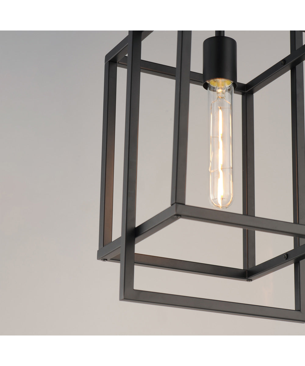 Gridline Single Pendant Black