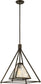 17"W Mystic 1-Light Pendant Forest Bronze