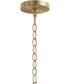 Ilia 1-Light Pendant with Clear Glass Shade Brushed Gold