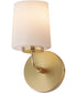 Durham 1-Light Wall Sconce Natural Aged Brass