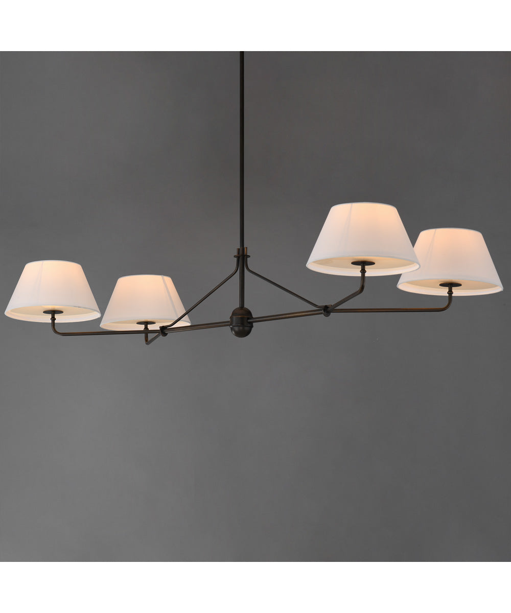 Dunbridge 4-Light Chandelier Antique Bronze
