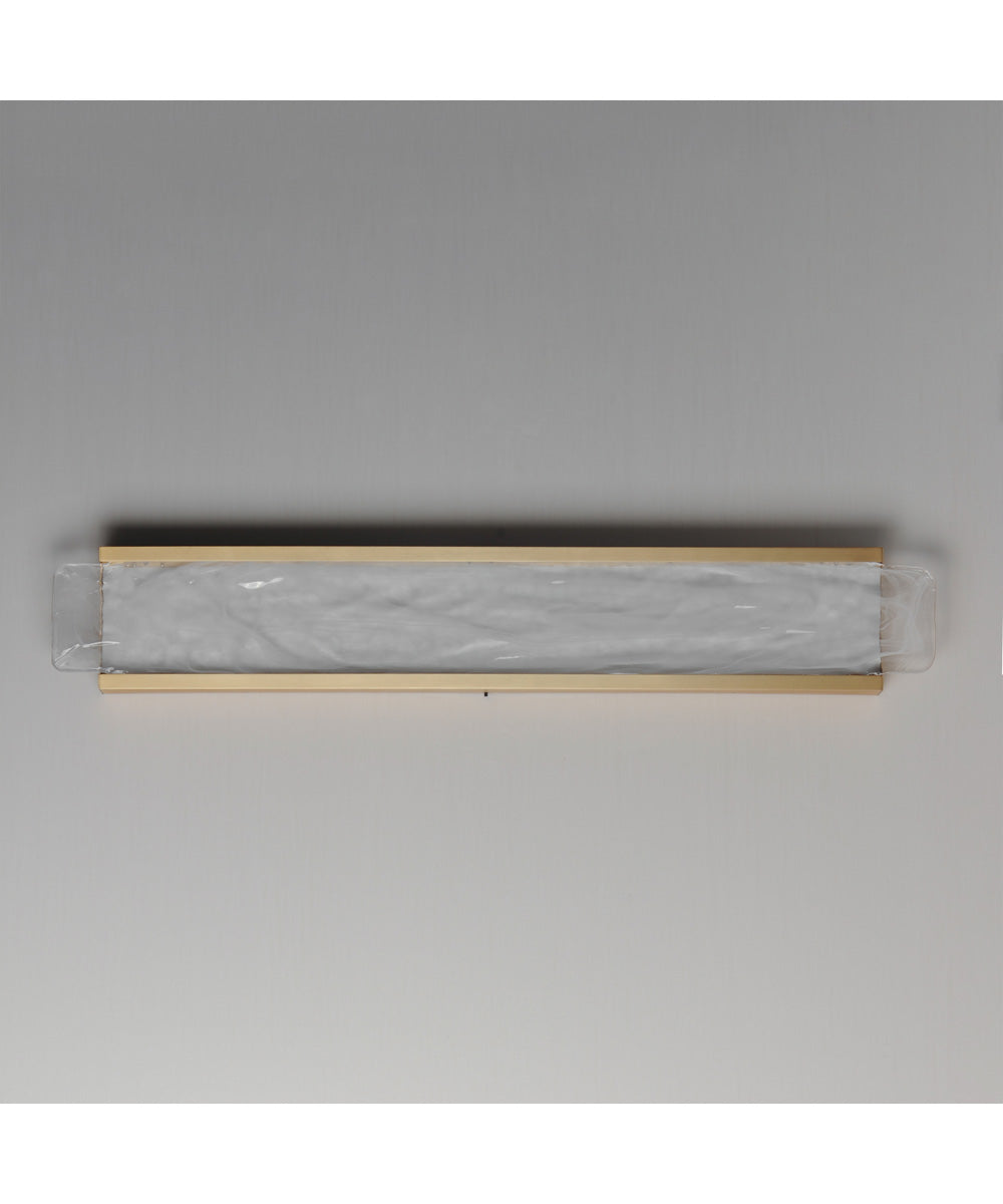 Celine 32 inch LED Bath Vanity Natural Aged Brass