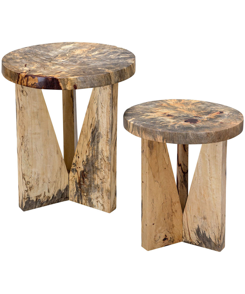 Nadette Natural Nesting Tables, Set of 2