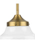 School House 1-Light Mini-Pendant Vintage Brass
