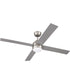 Kelsey 52" 4-blade Indoor Ceiling Fan 1-Light Fan Brushed Polished Nickel