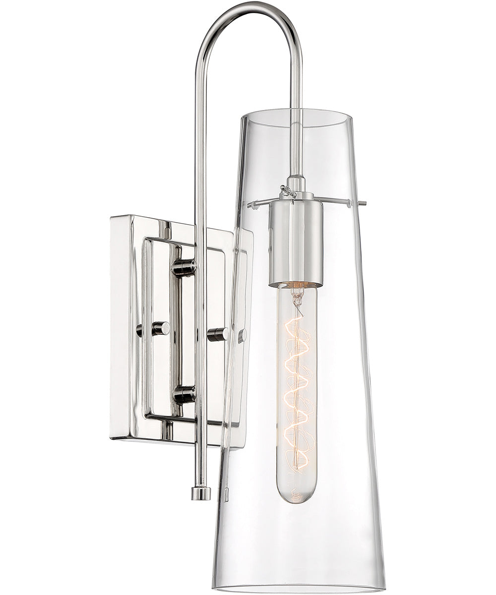 5"W Alondra 1-Light Vanity & Wall Polished Nickel