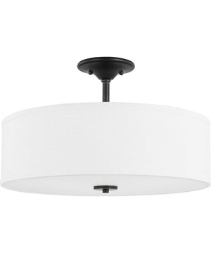 Inspire 3-Light 18" Semi-Flush Mount Graphite