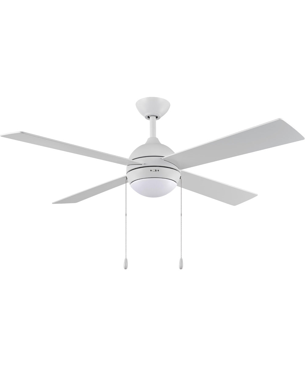 Tavo 52-in. 4-Blade LED Modern Ceiling Fan Matte White
