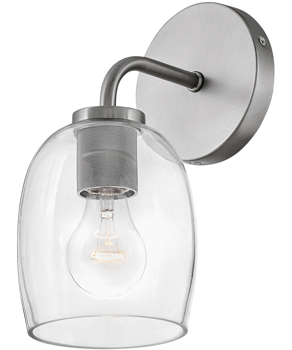 Percy 1-Light Medium Single Light Vanity in Antique Nickel