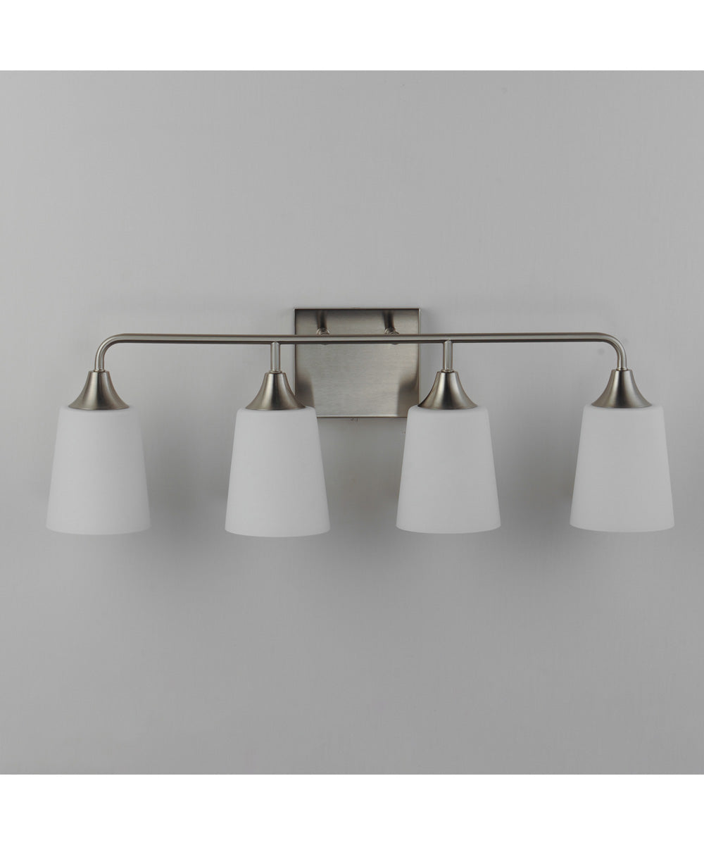 Hudson 4-Light Bath Vanity Satin Nickel