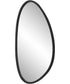 21x36" Wall Mirror Matte Black