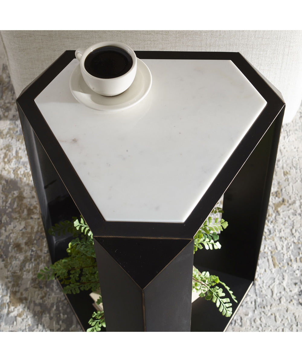 Keenan Geometric Accent Table