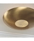 Gia 4-Light Semi-Flush Aged Brass