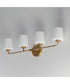 Durham 4-Light Bath Vanity Natural Aged Brass