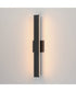 Alumilux SideLine  24 inch LED Outdoor Wall Sconce Black