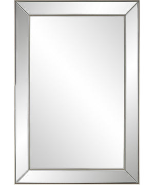 23x34" Wall Mirror in Nickel