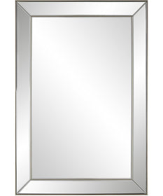 23x34" Wall Mirror in Nickel