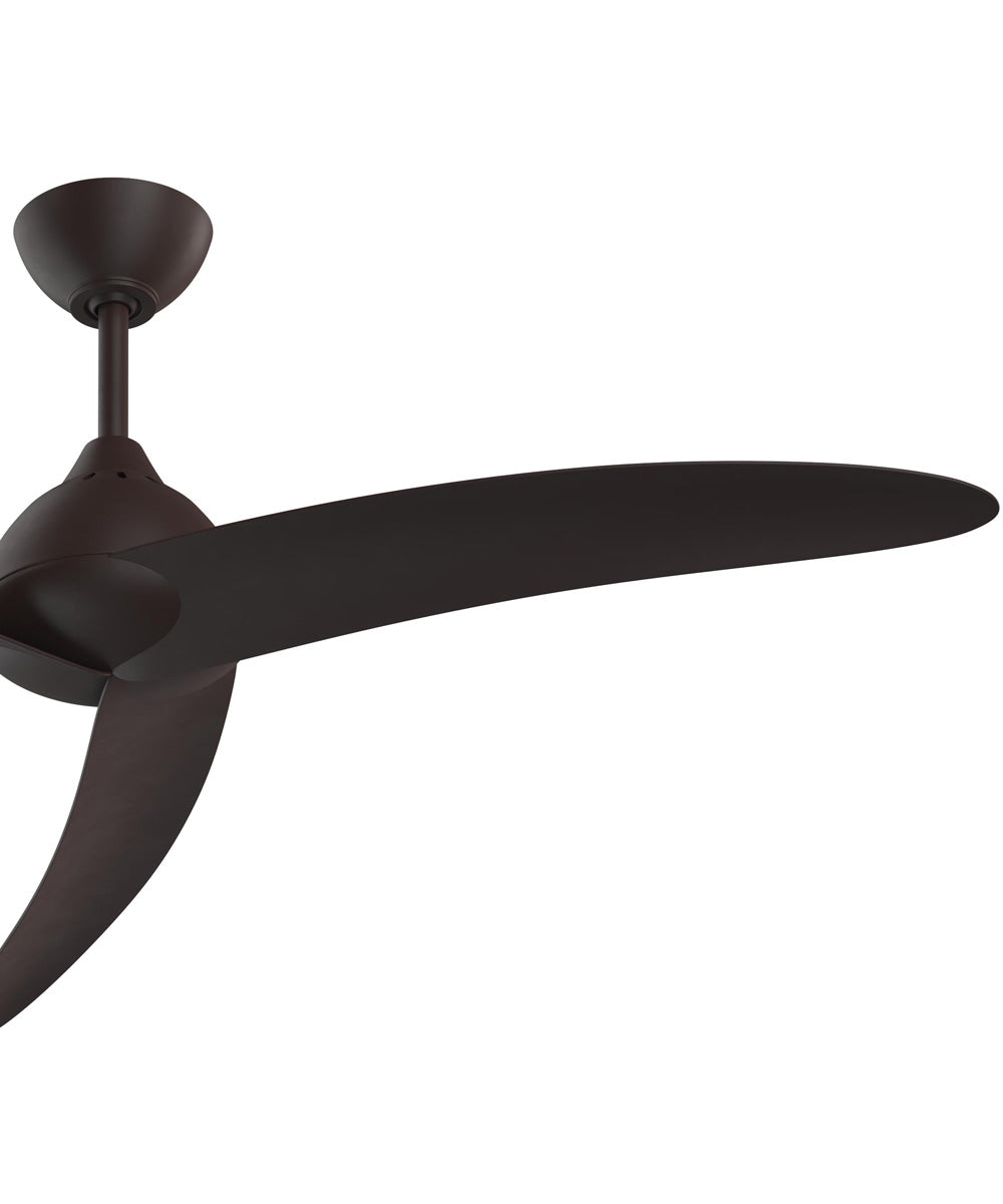 Nirra 52-in. 3-Blade Modern Ceiling Fan Satin Natural Bronze