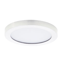 Chip 5 inch 12W RD LED Flush Mount White