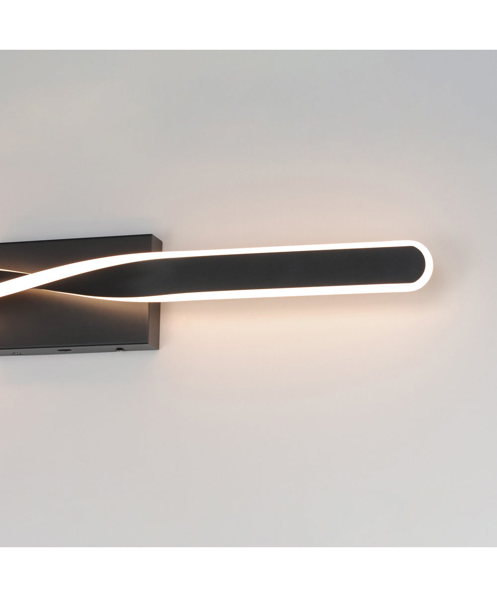 Pirouette 32 inch LED Bath Vanity 5CCT Black