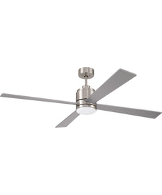 60"W McCoy 4-Blade LED Ceiling Fan Brushed Polished Nickel
