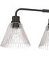 Pleated 4-Light Lighting Flat Black