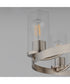 Livingston 5-Light Chandelier Satin Nickel