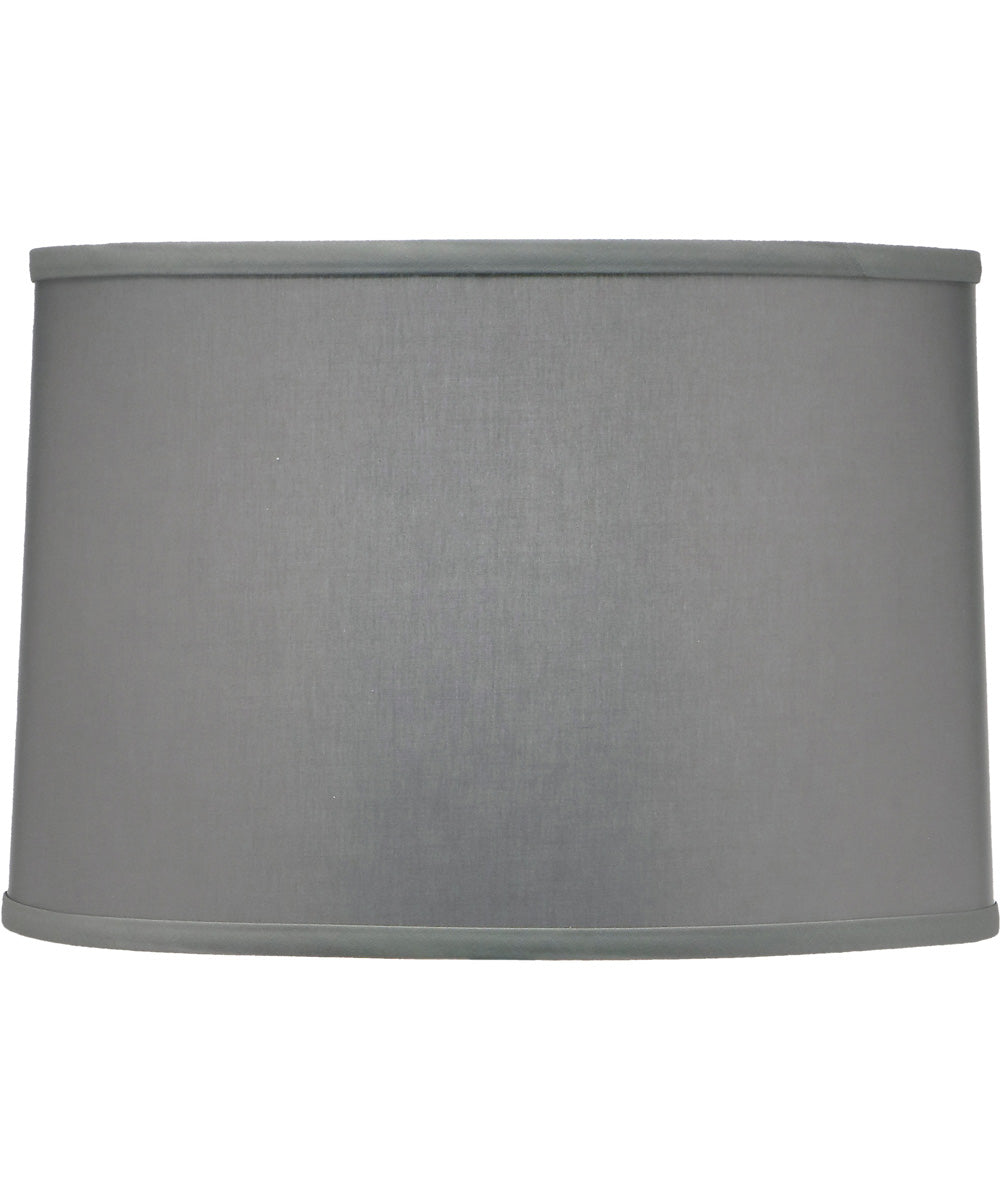 14x15x10 Gray Butcher Linen Drum Hardback Lampshade