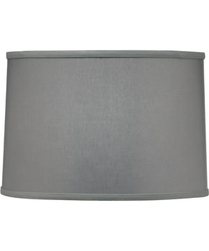 14x15x10 Gray Butcher Linen Drum Hardback Lampshade