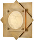 Claude LED-Light Small LED Flush Mount in Heritage Brass