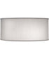 18x18x8 Global White Shallow Drum Hardback Lampshade