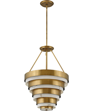 Echelon 4-Light Medium Multi Tier in Heritage Brass