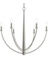 Jheni 6-Light Chandelier Brushed Nickel