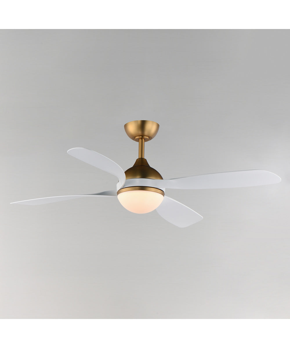 Bola 52 inch Indoor Fan w LED Light Kit Natural Aged Brass