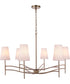 Astor 6-Light Lighting Satin Brass