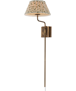 Dunbridge 1-Light Wall Sconce Weathered Brass