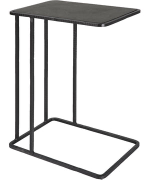Cavern Stone & Iron Accent Table
